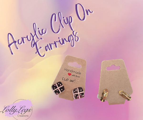 Acrylic earrings