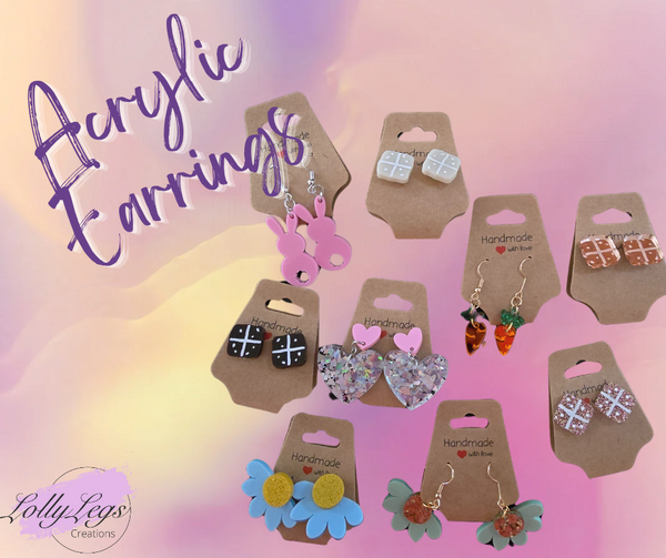 Acrylic earrings