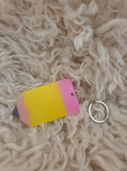 Acrylic Pencil Keyring