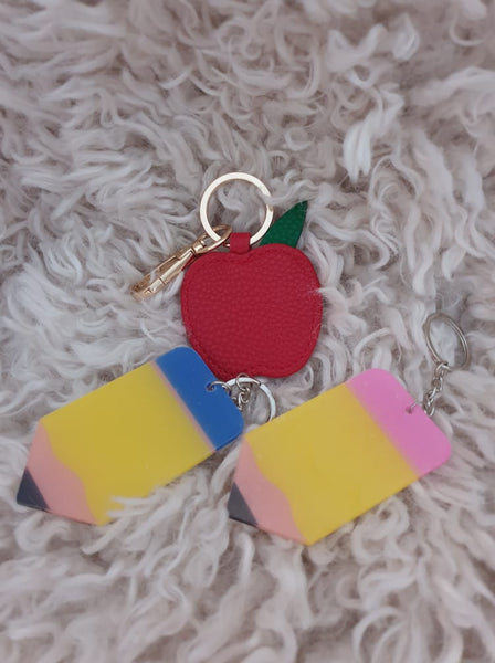Acrylic Pencil Keyring