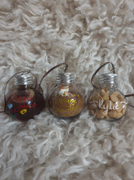 Boozy Christmas Baubles