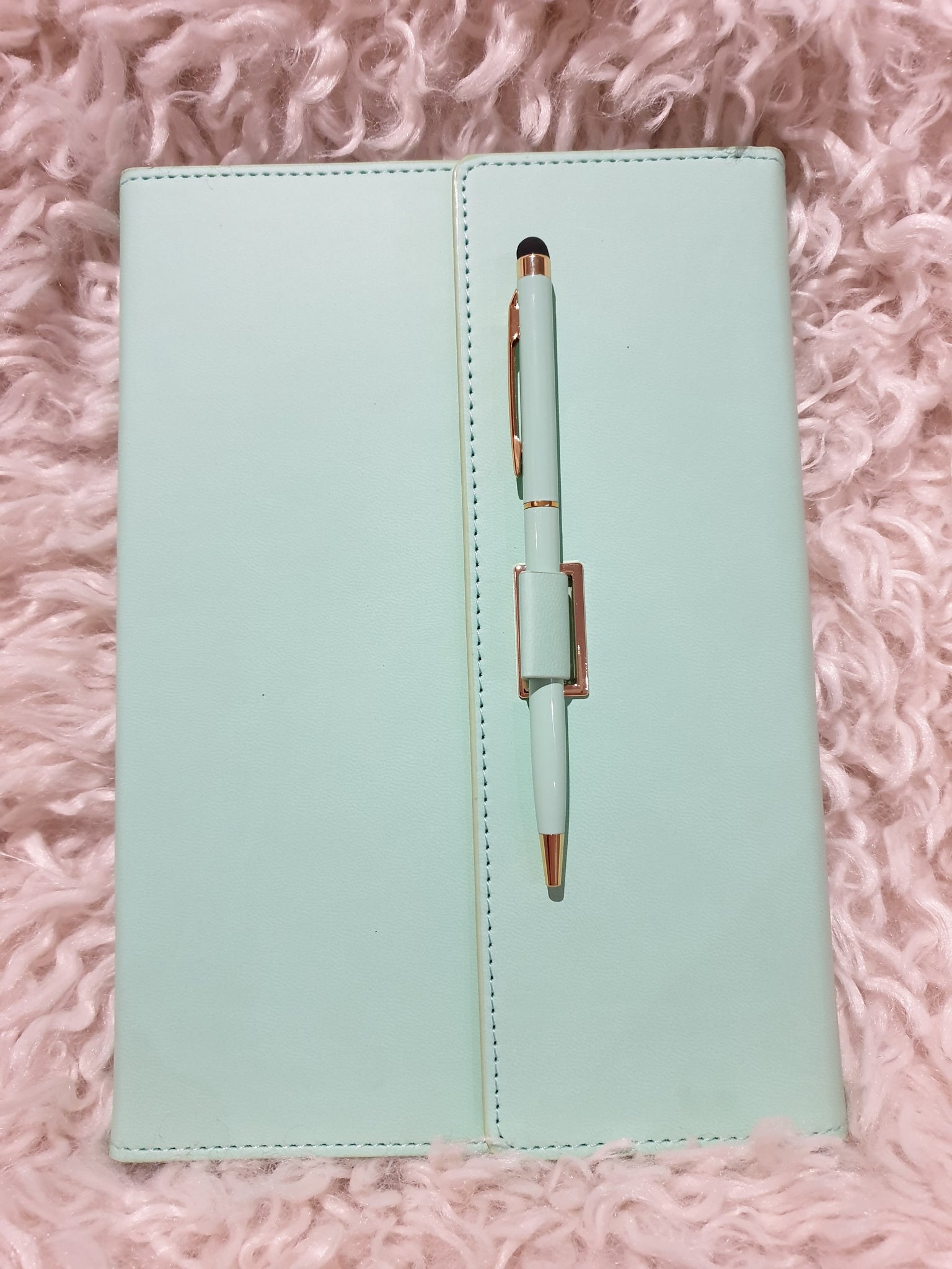 Personalised Leather Notebook and Pen Set LollyLegs Creations