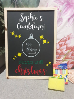 Christmas Countdown Board